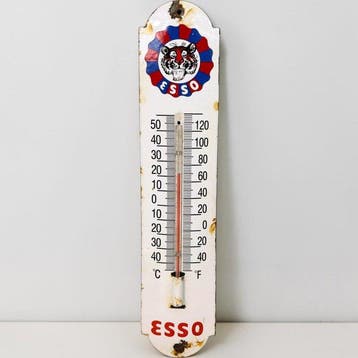 Esso - Thermometer - Emaille - geëmailleerde reclame