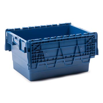 Distributiebak, 600x400x320 mm, euronorm, blauw kunststof,, 40 tot 60 cm, 50 tot 75 cm, Ophalen of Verzenden, Nieuw