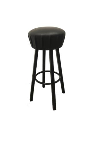 Barkruk Gezellig - Zwart Vintage/Café, Huis en Inrichting, Barkrukken, Ophalen, Nieuw