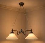 Lamp - Opaline glas - Jugenstil style lamp