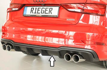 Diffuser | geschikt voor Audi | A3 Sedan (8V) / A3 Cabrio (8, Verzenden, Nieuw, Audi