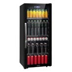 drankenkoelkast minibar glazen deur grote koelkast Onyx 7XL, Zonder vriesvak, 120 tot 140 cm, 200 liter of meer, Nieuw