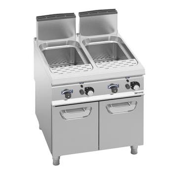 GGM Gastro | Gas pastakoker met vulkraan - 40 + 40 liter - |, Zakelijke goederen, Horeca | Keukenapparatuur, Verzenden, Nieuw in verpakking