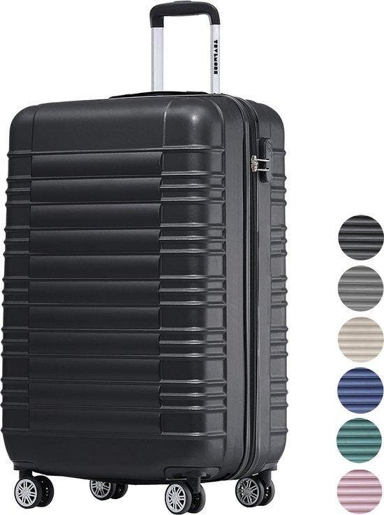 Handbagage - Cijferslot - Trolley - 54x36x20cm - 38L - Zwart, Sieraden, Tassen en Uiterlijk, Koffers, Verzenden