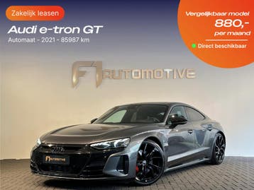 Audi e-tron GT | Zakelijk Leasen vanaf 547,- p/mnd, Nieuw, Financial lease, Lease, E-tron GT