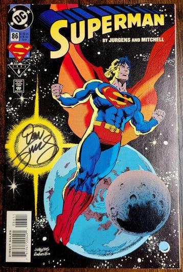 Superman #86 - Signed by Dan Jurgens + COA and POA - 1, Boeken, Nieuw