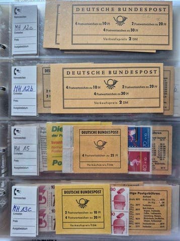 Duitsland 1967/200 - Markenheftchen-specialcollectie MH, Gestempeld