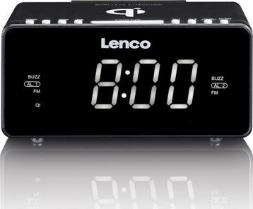 Lenco CR-550BK - Wekkerradio met Qi Wireless smartphone, Verzenden, Nieuw