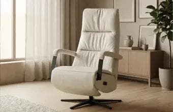 Leren relaxfauteuil kopen, Ophalen of Verzenden, Nieuw, Leer