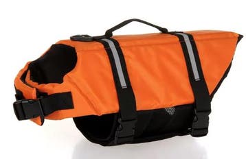 Zwemvest voor honden  Oranje (Zwemvesten, Hondenkleding), Ophalen of Verzenden, Nieuw, Hondenzwemvest