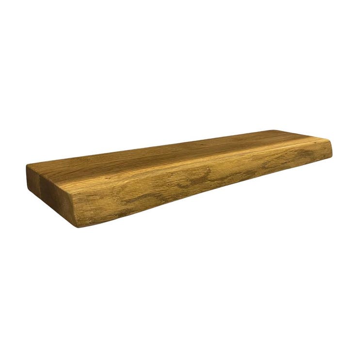 Houten wandplank - Oak - Klein - 4cm dik eiken - Boomstam, Huis en Inrichting, Woonaccessoires | Wandplanken en Boekenplanken