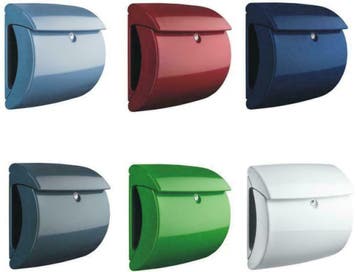 Brievenbus rood - groen - blauw - wit - grijs - antraciet, Tuin en Terras, Brievenbussen, Nieuw