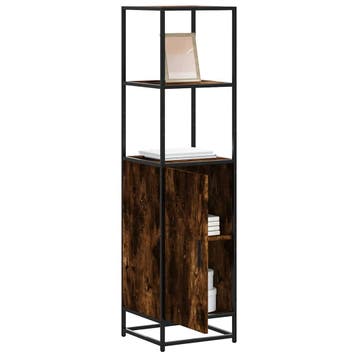 vidaXL buffetkast 35,5x35x139 cm bewerkt hout en metaal, Verzenden, Nieuw, Overige houtsoorten
