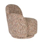 *WOONWINKEL* Dutchbone Rose Draaibare Fauteuil Beige, Huis en Inrichting, Fauteuils, Verzenden, Nieuw, Stof