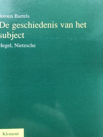 De geschiedenis van het subject - 2 - J. Bartels, Boeken, Verzenden, Zo goed als nieuw, J. Bartels