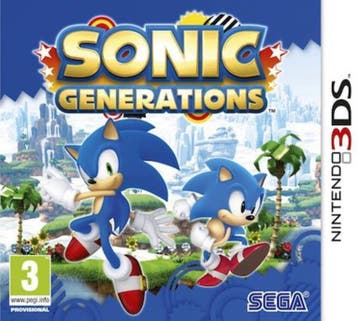 Sonic Generations (Buitenlands Doosje) (3DS Games), Ophalen of Verzenden, Zo goed als nieuw