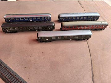 Märklin H0 - 4023/4024/4026/4027 - Modeltrein personenwagen, Nieuw