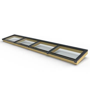 Zelfbouw lessenaars lichtstraat vaste maat 4 vaks - 4610x840, Ophalen of Verzenden, Nieuw