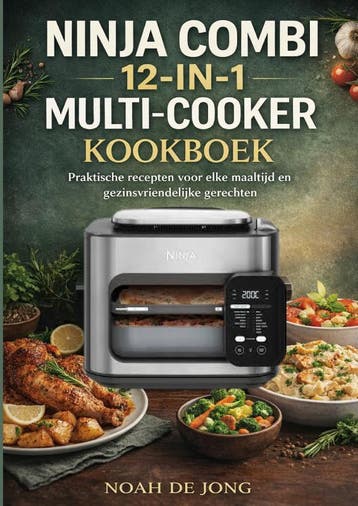 Ninja Combi 12-In-1 Multi-Cooker Kookboek | Noah De JONG, Ophalen of Verzenden, Nieuw, Noah De JONG