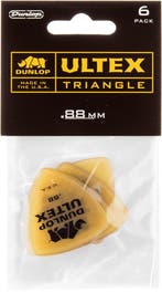 Jim Dunlop Ultex Triangle bas plectrum 0.88 mm 6-pack, Muziek en Instrumenten, Ophalen of Verzenden, Nieuw, Elektrische basgitaar
