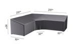 Platinum Aerocover loungesethoes 270x270x90x65 cm - L- vorm, Verzenden, Nieuw, Overige materialen