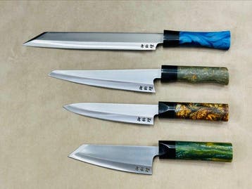 Burja, Kiritsuke, Santoku & Bunka - Keukenmes - Burja,