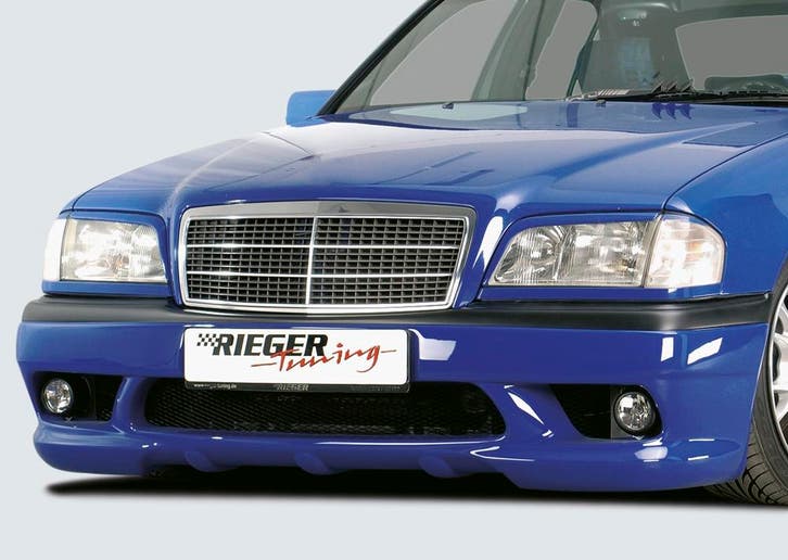 Rieger voorbumper | C-Klasse (W202) - Sedan, T-model | stuk, Auto-onderdelen, Carrosserie en Plaatwerk, Nieuw, Mercedes-Benz, Verzenden