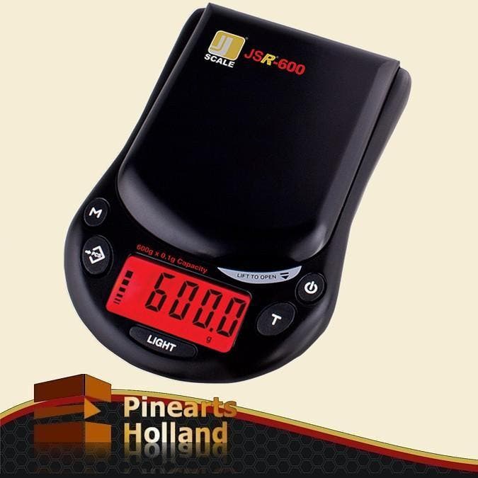 JScale JSR600 Pocket Balans - Zakweegschaal (600g x 0.1g), Doe-het-zelf en Verbouw, Weegschalen, Precisieweegschaal, Nieuw, Minder dan 50 kg
