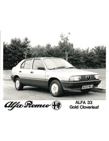 1984 ALFA ROMEO 33 GOLD CLOVERLEAF PERSFOTO, Nieuw, Alfa Romeo, Author