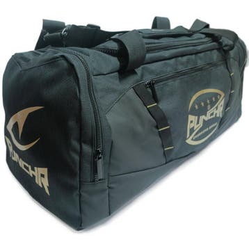 PunchR No Limits Duffel Sporttas 40L – Zwart/Goud – Voor Kic, Sport en Fitness, Korfbal, Ophalen of Verzenden, Nieuw