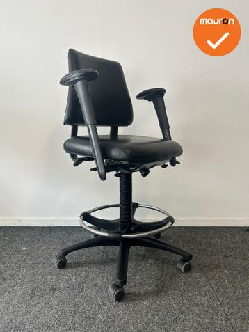 BMA Axia - Baliestoel - 8N 3D armpads - medium rug - zwart l, Werkplek, Ophalen of Verzenden, Gebruikt, Stoel