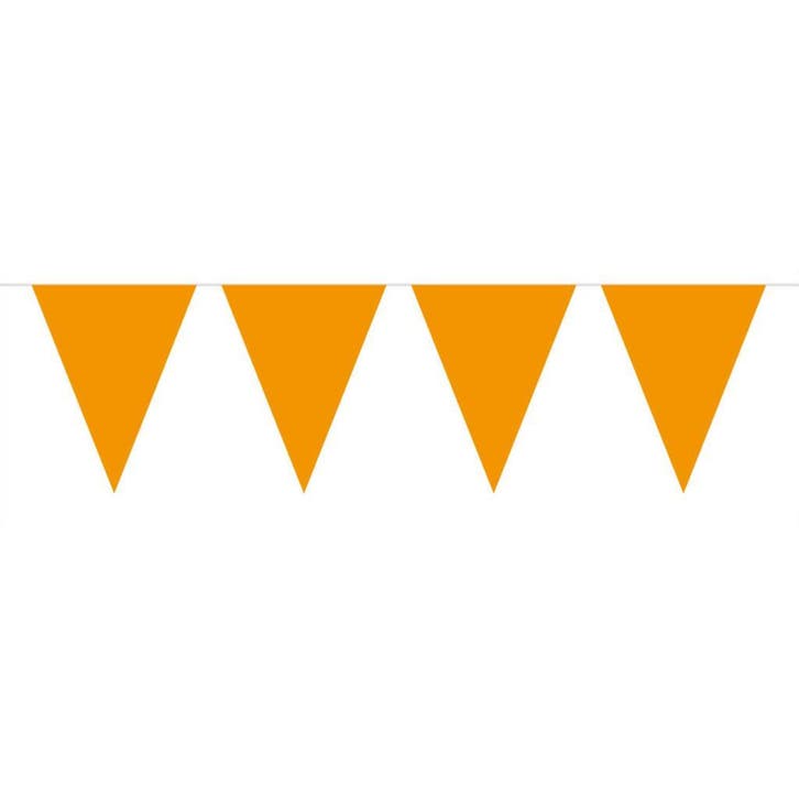 Vlaggenlijn 10 meter Oranje, Hobby en Vrije tijd, Feestartikelen, Nieuw, Verzenden