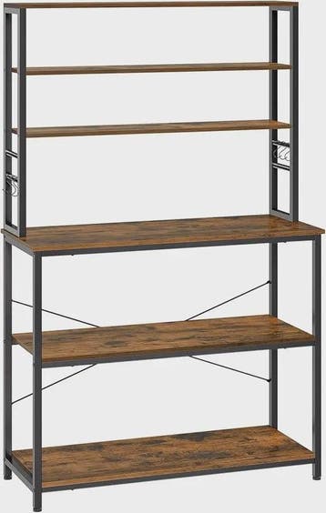 Industrieel Keukenrek met 6 Haken - 40x100x167 cm - Stijlvol, Huis en Inrichting, Verzenden, Nieuw