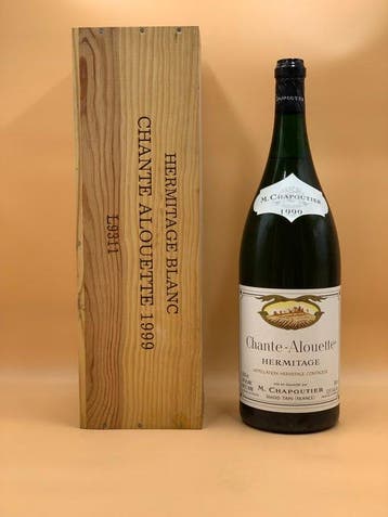 1999 Chapoutier Hermitage Chante-Alouette - Rhône - 1, Verzamelen, Nieuw