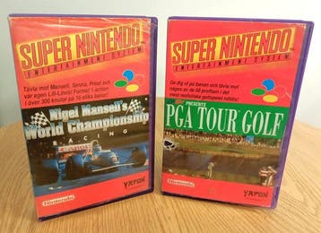 Nintendo - Snes - 2 x Rare YAPON Rental Games - Videogame -, Nieuw