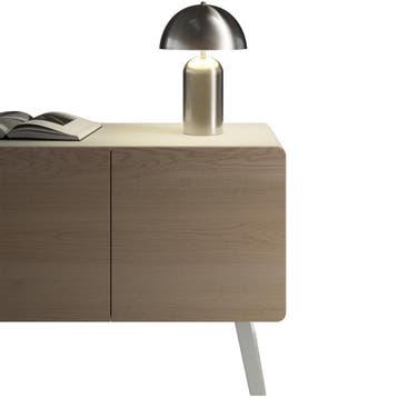 Kleine retro-tafellamp Altea, paddenstoeldesign, 40W, Verzenden, Nieuw