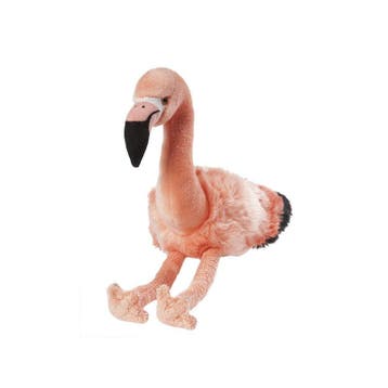 Nature Planet flamingo knuffel - pluche - roze - 35 cm, Kinderen en Baby's, Verzenden, Nieuw