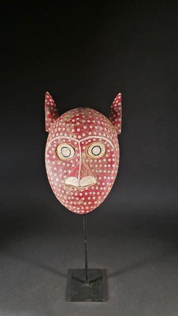 Houten masker - Bambara - Mali (Zonder minimumprijs)