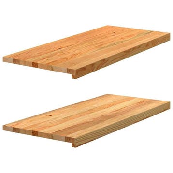 Houten blad massief eiken 90x40cm | retourdeal 56% korting, Minder dan 25 mm, Eiken, Ophalen of Verzenden, Zo goed als nieuw
