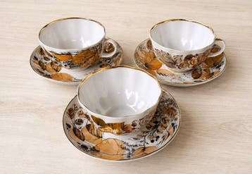 Lomonosov Imperial Porcelain Factory - Set theekopjes (6) -