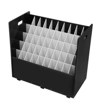 Mobiele Roll File Organizer 50 Sleuven met Wielen, Verzenden, Nieuw