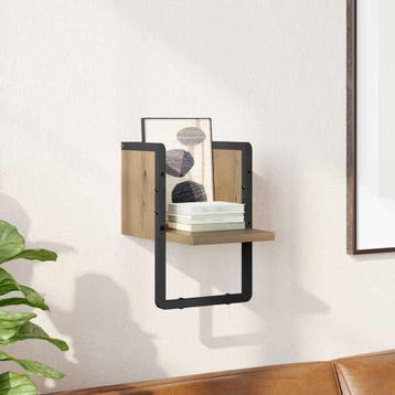 vidaXL Wandplank Muurmontage Ambachtelijk eiken 20 x 25 x 30, Verzenden, Nieuw