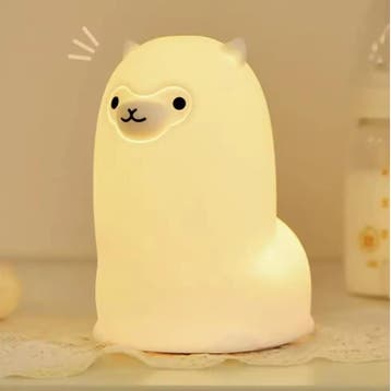 Siliconen Alpaca Nachtlamp – Touch RGB LED USB Oplaadbaar, Verzenden, Nieuw