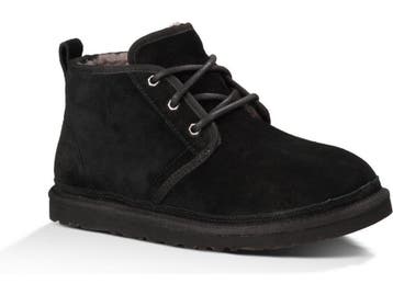 UGG Neumel - Heren Veterschoenen - Leer - Zwart - Maat 44, Verzenden, Nieuw