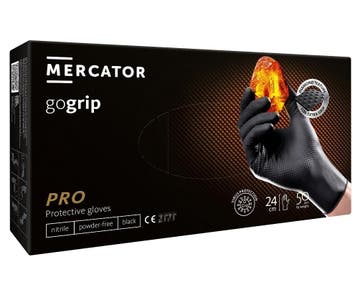 Nitril handschoenen - Poedervrij - Maat M - Zwart - Doos 50, Ophalen of Verzenden, Nieuw