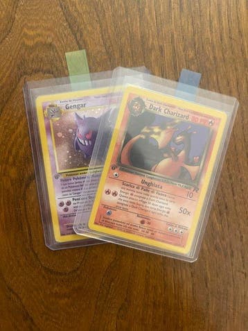 2 Card - Charizard, Gengar Holo, Hobby en Vrije tijd, Verzamelkaartspellen | Pokémon, Nieuw
