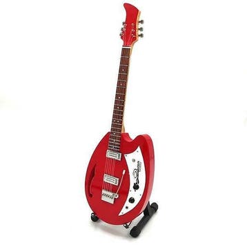 Miniatuur replica Teisco gitaar - Brian May - Queen, Ophalen of Verzenden, Nieuw, Pop, Beeldje of Miniatuur