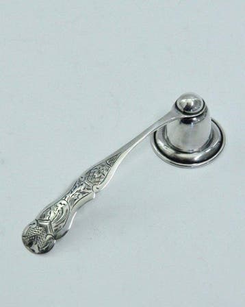 Antieke (1857) Biedermeier Kaarsendover - ZEER ZELDZAAM - J.