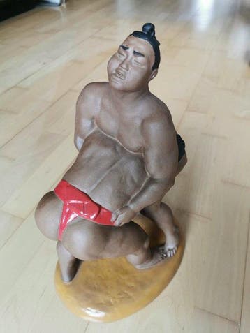 Rosenthal - Wolfgang Cihlarz - Beeld, Sumo-Ringer - 30 cm -, Antiek en Kunst, Antiek | Glas en Kristal
