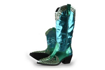 Azalea Wang Cowboy laarzen in maat 41 Blauw, Azalea Wang, Zo goed als nieuw, Verzenden, Blauw